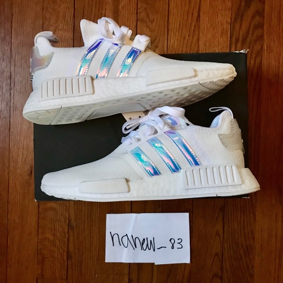 nmd iridescent white
